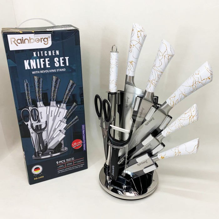 Набір кухонних ножів для кухарів, Кухонні ножі для домашнього використання Набір ножів нової кухні QS-54