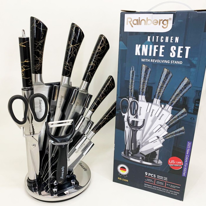 Кухонні ножі домашні, Набір кухонних ножів преміум, Кухонні ножі для нарізання Сучасні NT-73