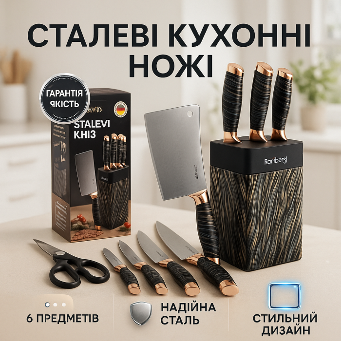 Кухонні ножі високої якості, Набір ножів для готування, Товари для кухні ножі Хороші кухарів MD-11