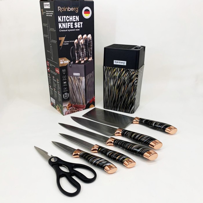 Хороші ножі для кухарів, Набір ножів для кулінарних завдань, Бюджетні кухонні ножі OY-56