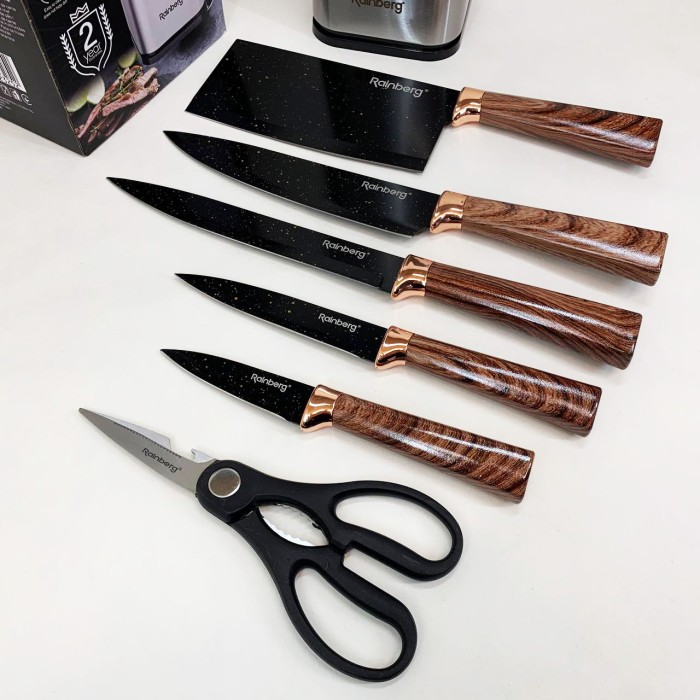 Набір ножів побутовий, Набір литих ножів для кухні, кухонних ножів преміум Набори OF-69