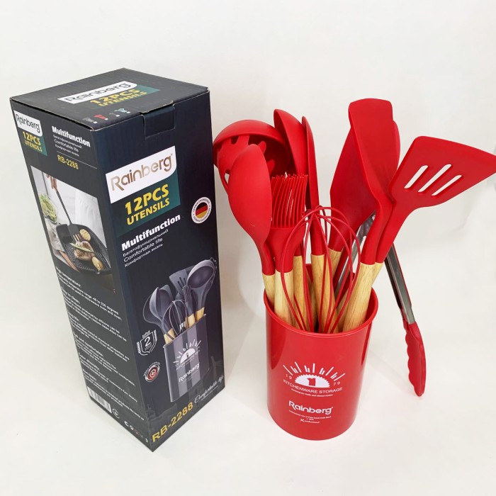 Кухонні прилади силікон, Силіконовий набір для кухні, Силіконові кухонні приналежності набір RO-75