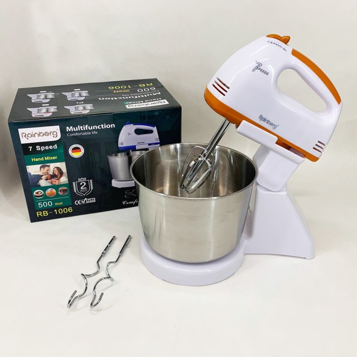 Міксер для приготування тіста і кремів, Міксери з чашею, Міксер ручний потужний кухонний JQ-26