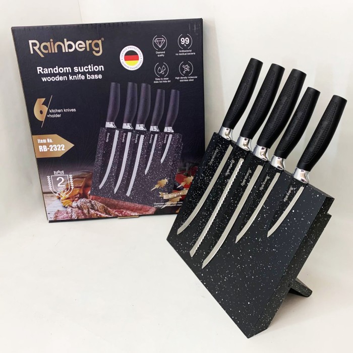 Ножі кухонні професійні, Універсальний набір ножів, Набір металевих ножів, Кухонні ножі для готування LS-38