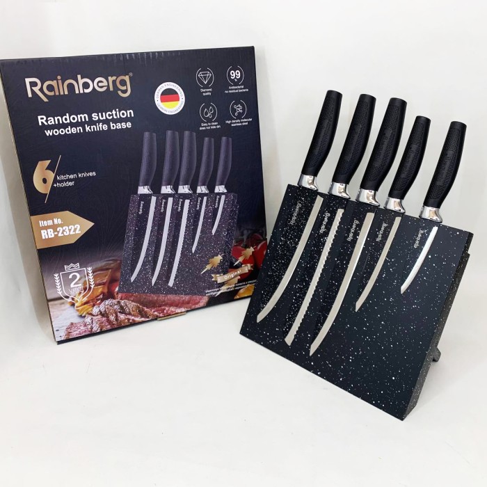 Ножі кухонні професійні, Універсальний набір ножів, Набір металевих ножів, Кухонні ножі для готування LS-38