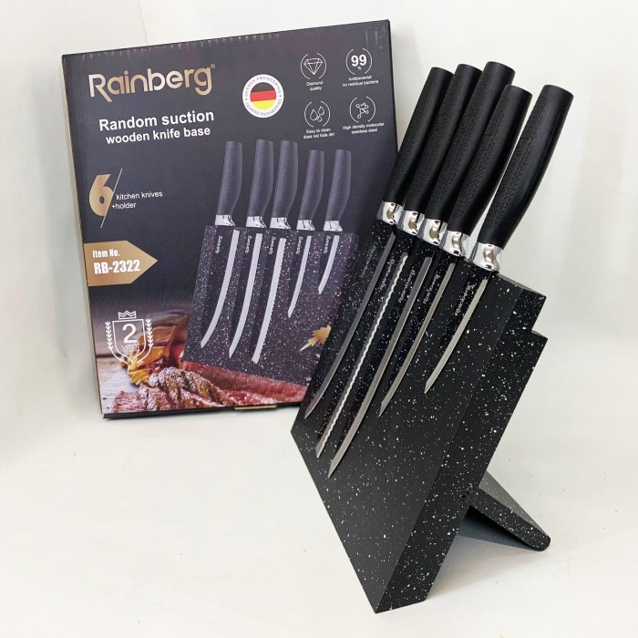 Ножі кухонні професійні, Універсальний набір ножів, Набір металевих ножів, Кухонні ножі для готування LS-38