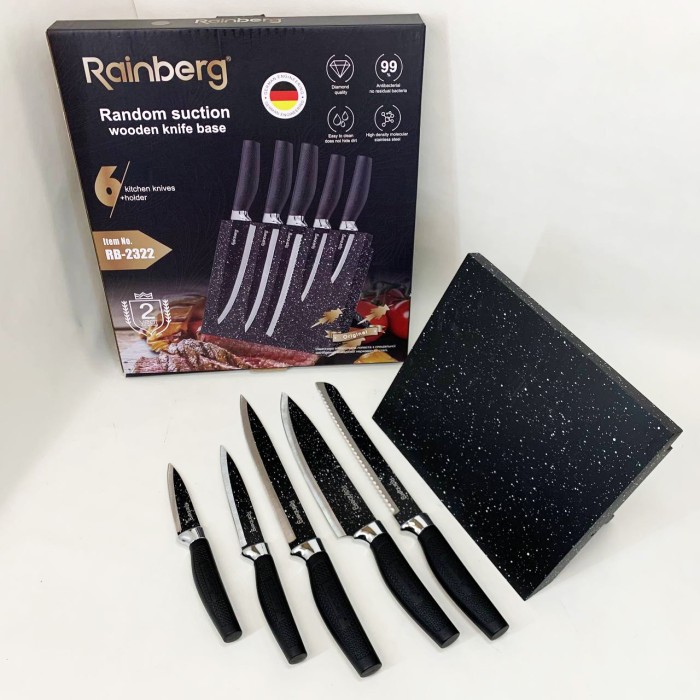 Сучасні кухонні ножі, Сталеві кухонні ножі, Набір кухонних ножів для кухарів, Набір металевих ножів BV-62
