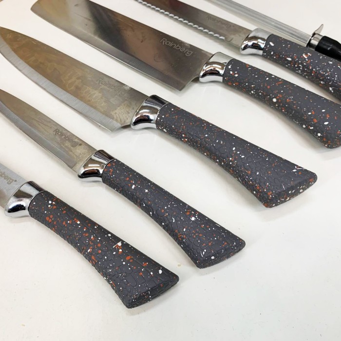 Універсальний набір ножів, Професійні ножі для домашньої кухні, Ергономічні ножі для кухні EH-38