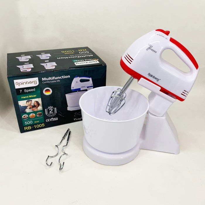 Міксер для замішування тіста ручний, Міксер зі швидкостями і насадками для кулінарних потреб CF-76