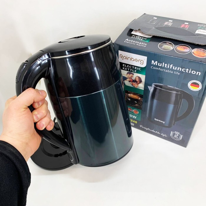 Електричний безшумний чайник з автоматичним відключенням, Чайник електричний модний IJ-44
