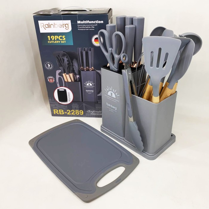 Нейлонове кухонне начиння, Набір силіконових аксесуарів для кухні, Набір кухонний на стійці ML-53