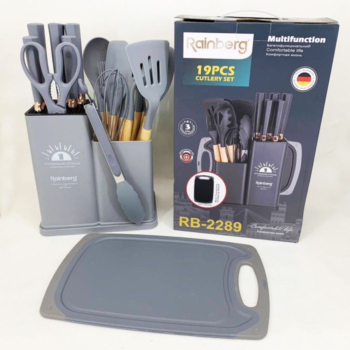 Нейлонове кухонне начиння, Набір силіконових аксесуарів для кухні, Набір кухонний на стійці ML-53