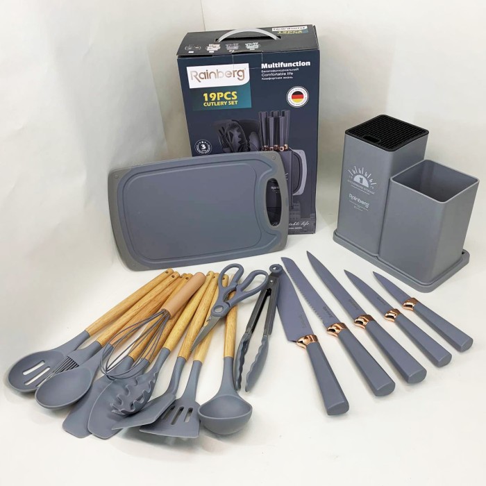 Набір кухонного приладдя, Кухонні предмети силікон, Набір кухонних інструментів з нейлону ES-77