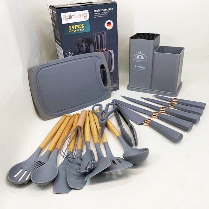 Набір кухонного приладдя, Кухонні предмети силікон, Набір кухонних інструментів з нейлону ES-77