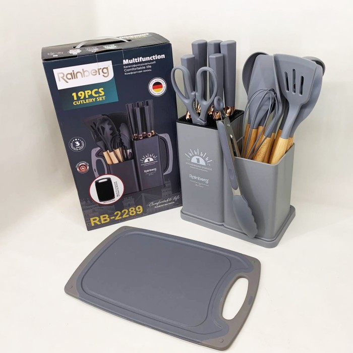 Набір кухонного приладдя, Кухонні предмети силікон, Набір кухонних інструментів з нейлону ES-77