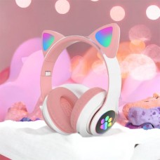 Навушники бездротові дитячі з вушками якісні, Бездротові навушники cat ear, хто честь кошачьими ушками OL-70