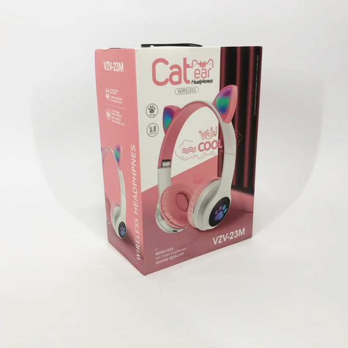 Навушники для дівчинки вушка Cat, Бездротові навушники cat ear Bluetooth дитячі YW-36