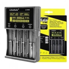 Інтелектуальний зарядний пристрій LiitoKala Lii-M4S для АА, ААА, 18650, 26650 з функцією PowerBank QO-27