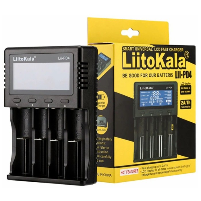 Зарядний пристрій для акумуляторних батарейок LiitoKala Lii-PD4 (2000990126979) LZ-14