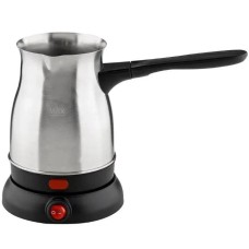 Електрична турка з ручкою Crownberg CB-9217 у металевому корпусі 0,5л електротурка на підставці з кнопкою NH-93