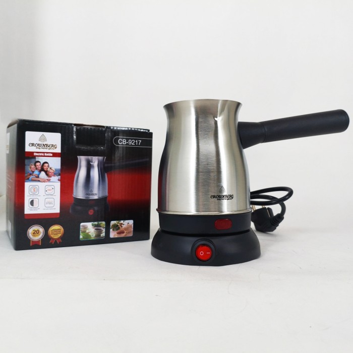 Турка 500 мл, Турка електрична з автоматичним відключенням, Електротурка електрична QC-20