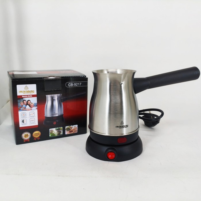 Турка 500 мл, Турка електрична з автоматичним відключенням, Електротурка електрична QC-20