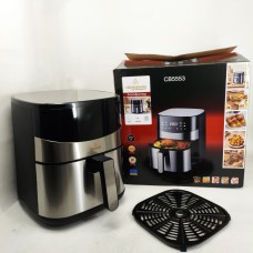 Кухонний потужний аерогриль Crownberg CB-5553 6.5Л 1600Вт повітряна аерофрітюрниця