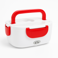 Ланч бокс електричний з підігрівом Lunch Heater 220V Pro, контейнер для їжі з відсіками Red