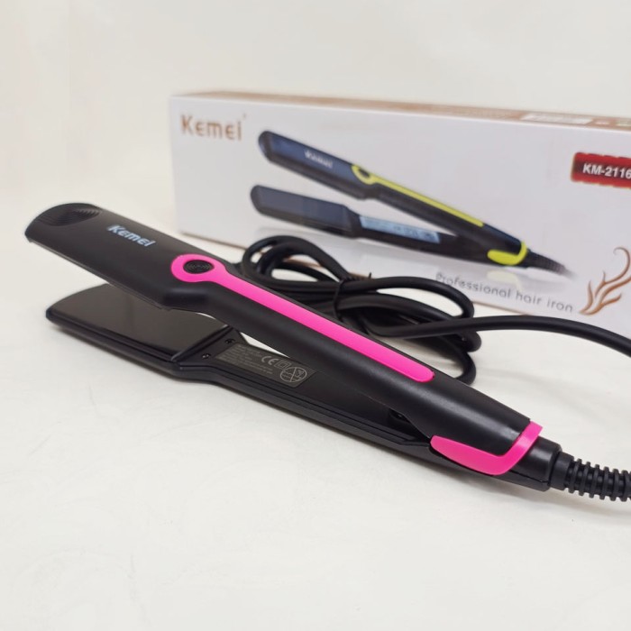 Щипці KEMEI для волосся гофре KM-2116 45Вт Pink
