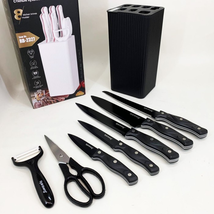 Набір ножів зі стильним дизайном, Якісні ножі для дому, Ергономічні ножі для кухні SG-64