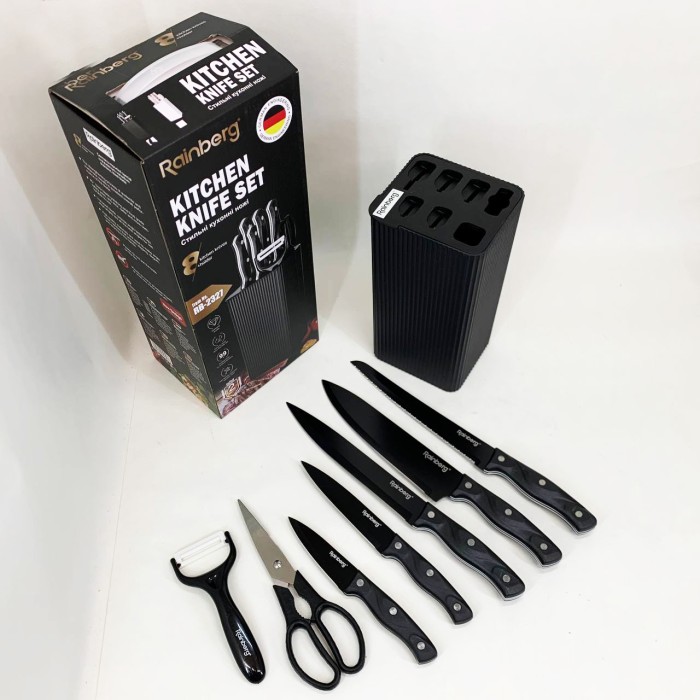 Набір ножів зі стильним дизайном, Якісні ножі для дому, Ергономічні ножі для кухні SG-64