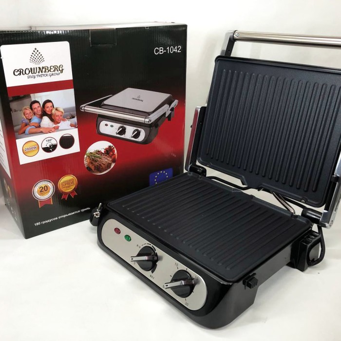 Сендвічниця для гарячих бутербродів, Хороша бутербродниця електрична, Сендвічниця зі змінними насадками LO-28