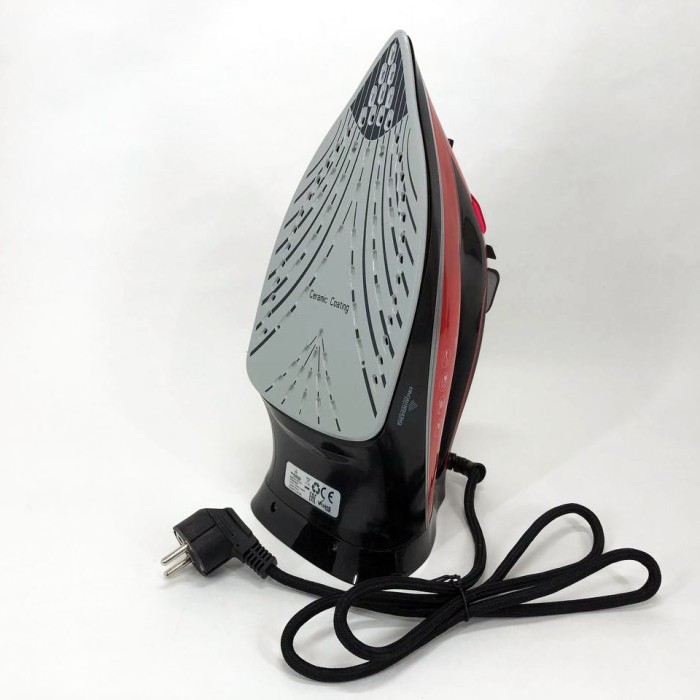 Керамічна потужна Парова Праска Crownberg CB-7441 має функції самоочищення та вертикальне відпарювання OG-24