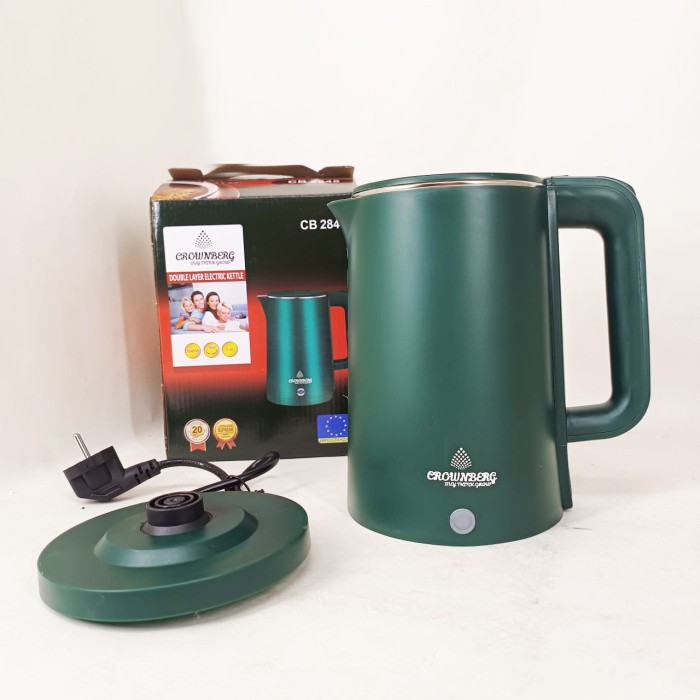Чайник електричний для дому красивий Crownberg, Потужний електрочайник електричний KP-81