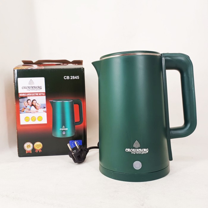 Чайник електричний для дому красивий Crownberg, Потужний електрочайник електричний KP-81