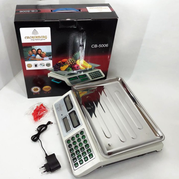 Ваги електронні для вуличної торгівлі Crownberg, Ваги торгові і великі Якісні торгові 50 кг UF-20