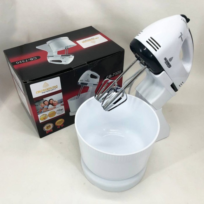 Міксер для приготування тортів і кремів Crownberg, Ручний прилад для приготування яєць CK-20