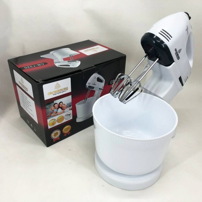 Міксер для приготування тортів і кремів Crownberg, Ручний прилад для приготування яєць CK-20