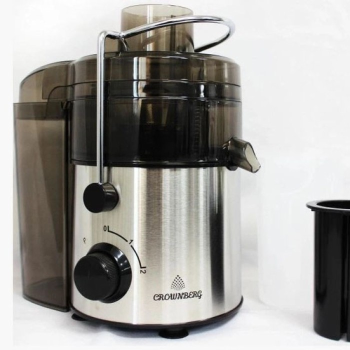 Соковитискач Crownberg CB-3402 електричний відцентровий для обробки цілих фруктів 600Вт MK-97