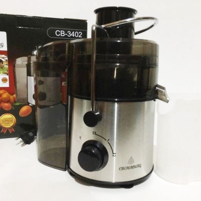 Соковитискач Crownberg CB-3402 електричний відцентровий для обробки цілих фруктів 600Вт MK-97