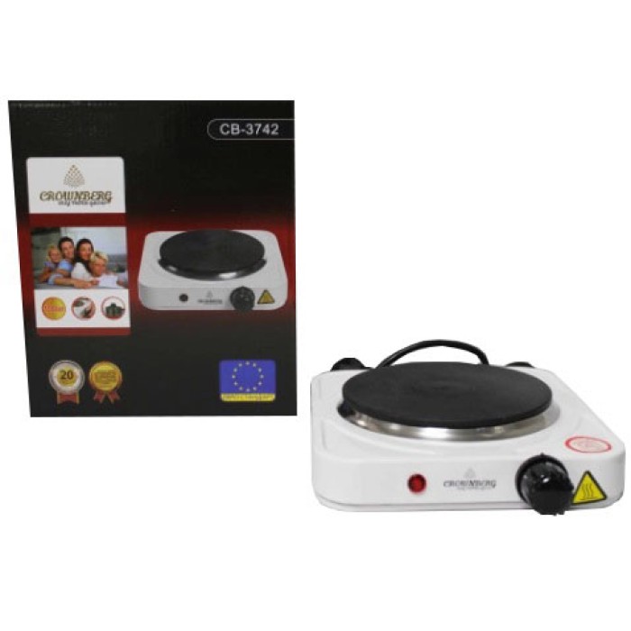 Настільна побутова електрична плита для дому кухні Crownberg, Портативна електрична електроплита AS-89
