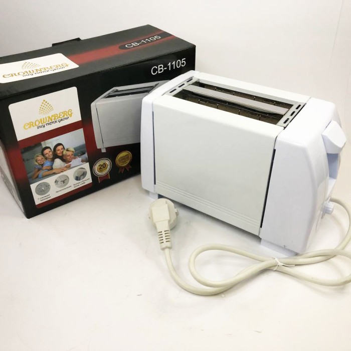 Якісний тостер для дому Crownberg, Електротостер побутовий, Тостер з декількома відсіками DJ-76