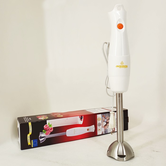 Побутовий занурювальний блендер для занурення Crownberg CB-6220 300Вт, Блендер для смузі і соусів NI-69