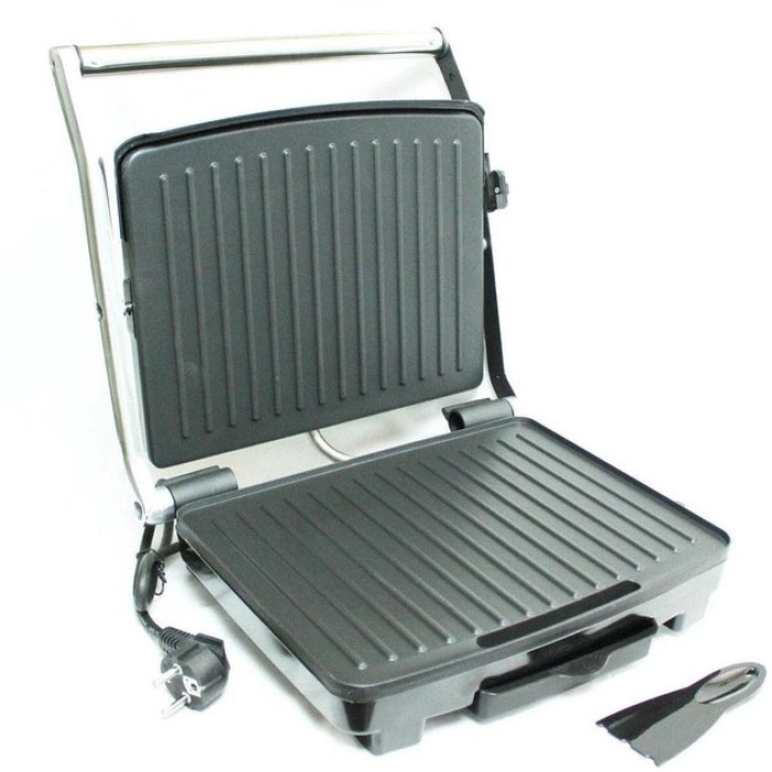 Великий електричний гриль, Гриль для приготування різних страв притискний ребристий OV-63