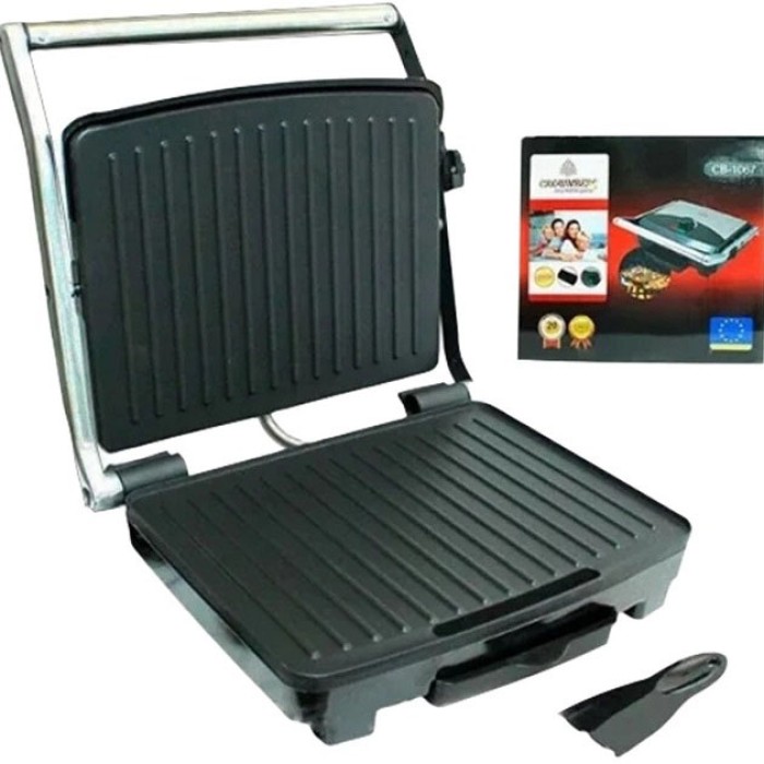 Великий електричний гриль, Гриль для приготування різних страв притискний ребристий OV-63