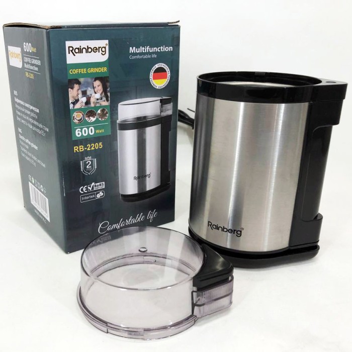 Портативна кавомолка, Кавомолка електрична, побутова електрична Машинка для помелу кави HD-66