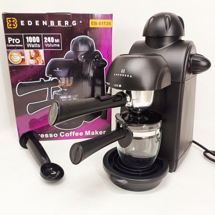 Еспресо кавоварка Edenberg EB-61136 4 чашки 240мл