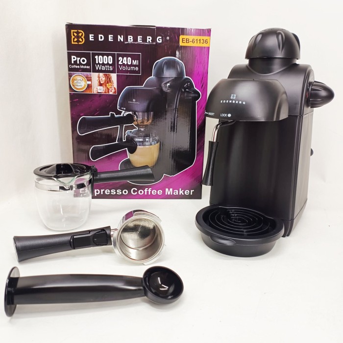 Еспресо кавоварка Edenberg EB-61136 4 чашки 240мл SC-81