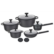 Набір посуду Edenberg EB-5652 12 предметів з мармуровим антипригарним покриттям NS-51