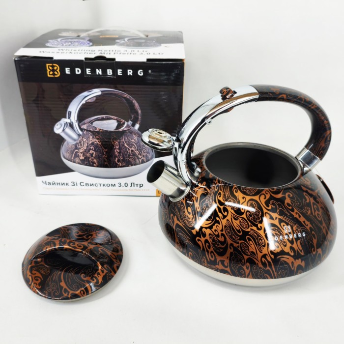 Чайник для домашнього використання зі свистком, Чайник зі свистком бакелітовою ручкою ZJ-69